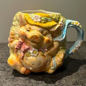 Vintage 1993 Pigsville mug